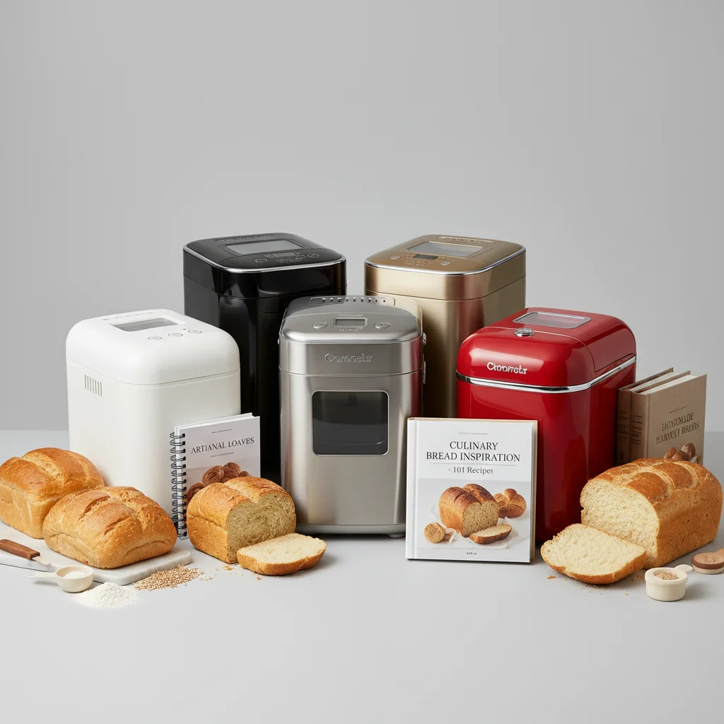 Top 5 Bread Makers with Recipe Book for Culinary Inspiration